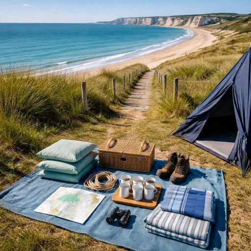 Séjourner en campings en Normandie près de la mer : plages, falaises et grand air
