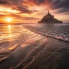 Vagues de mascaret au mont Saint Michel : vivre la baie en mouvement